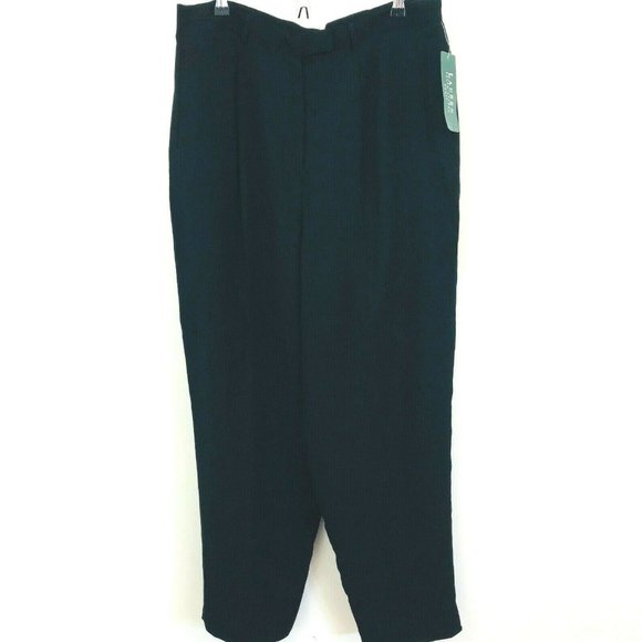 Ralph Lauren Pants - NWT! Ralph Lauren Solid Black Dress Pants 16W